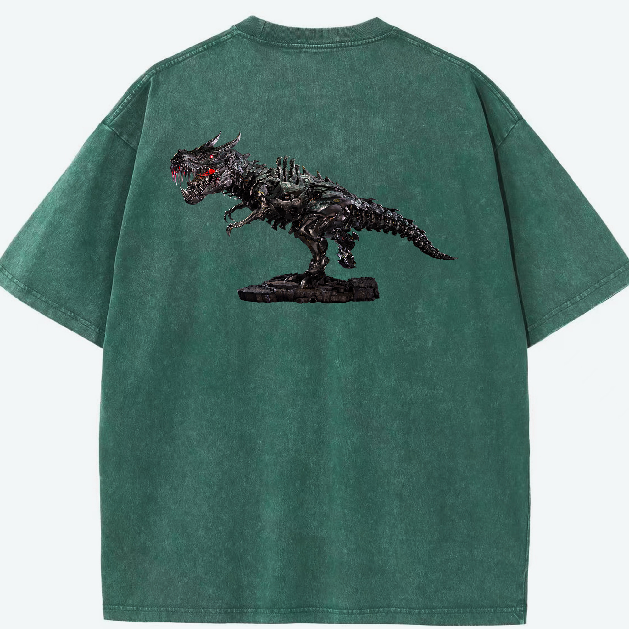 （画像用）  綿100% ヴィンテージ風 半袖Tシャツ（背面プリント）